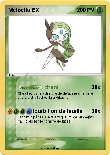 Pokemon Meloetta EX