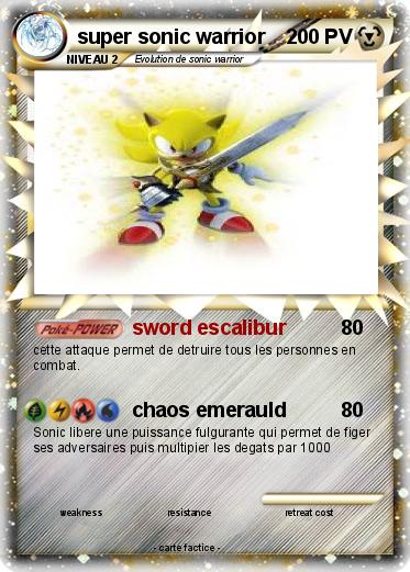 Pokemon super sonic warrior