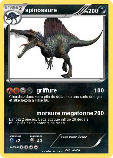 Pokemon spinosaure