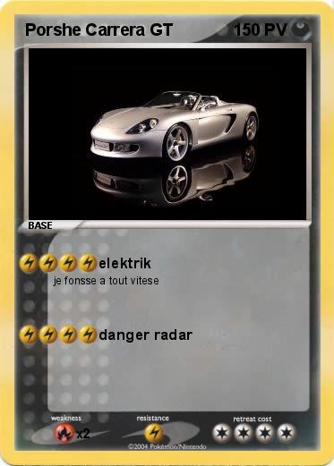 Pokemon Porshe Carrera GT