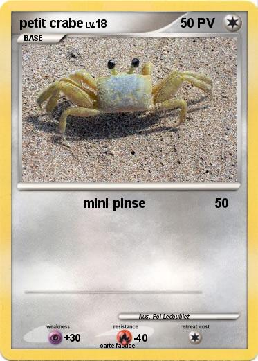 Pokemon petit crabe