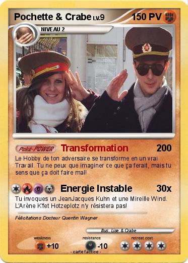 Pokemon Pochette & Crabe