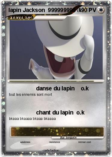 Pokemon lapin Jackson  999999999