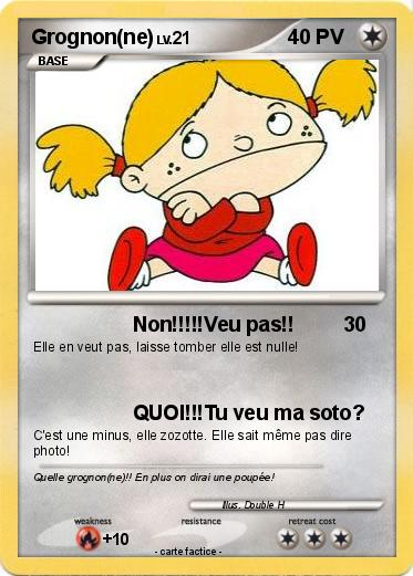 Pokemon Grognon(ne)