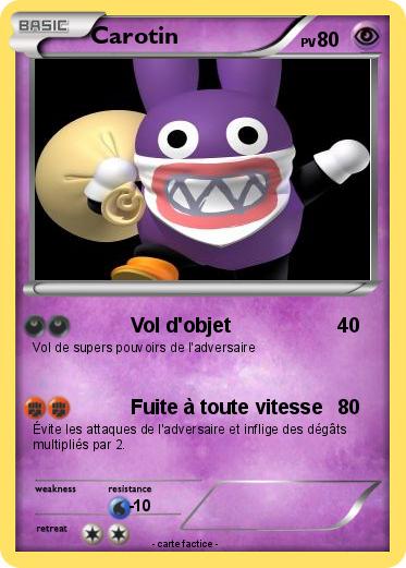 Pokemon Carotin