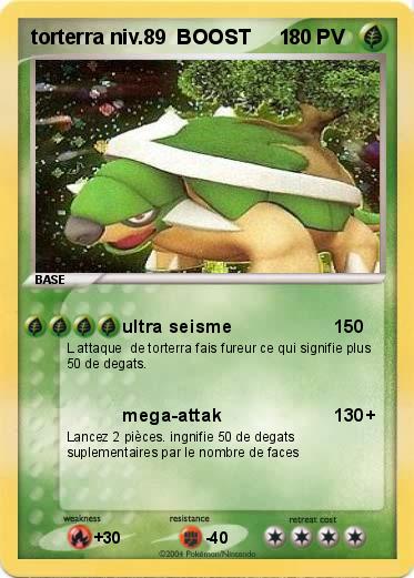 Pokemon torterra niv.89  BOOST     1