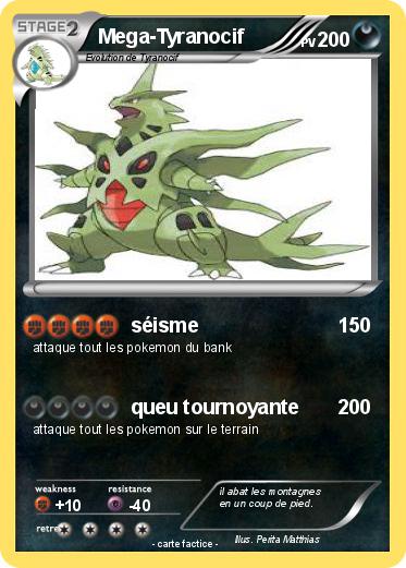 Pokemon Mega-Tyranocif
