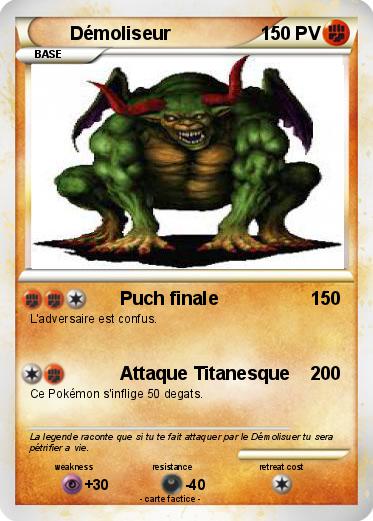 Pokemon Démoliseur