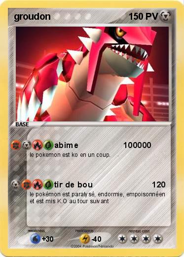 Pokemon groudon