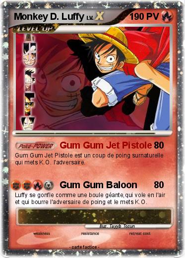 Pokemon Monkey D. Luffy