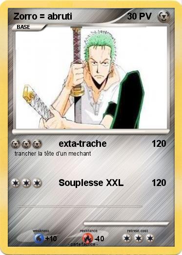 Pokemon Zorro = abruti