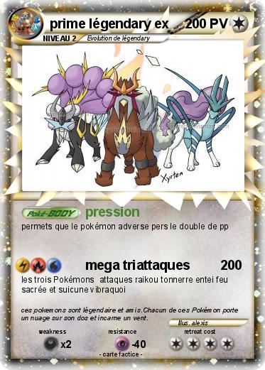Pokemon prime légendary ex