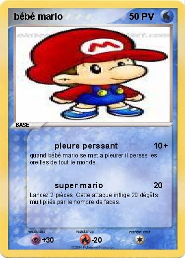 Pokemon bébé mario