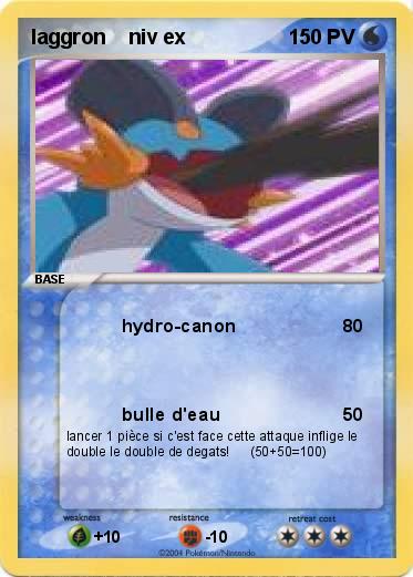 Pokemon laggron    niv ex
