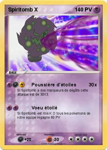Pokemon Spiritomb X