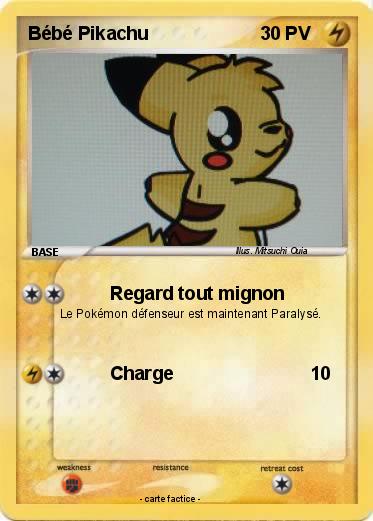 Pokemon Bébé Pikachu