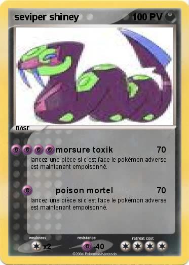 Pokemon seviper shiney