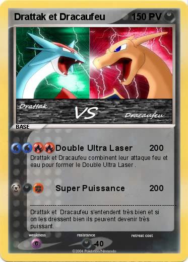 Pokemon Drattak et Dracaufeu