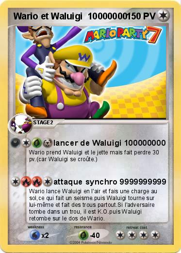 Pokemon Wario et Waluigi  10000000