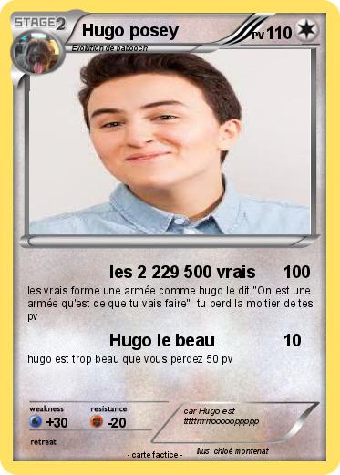 Pokemon Hugo posey