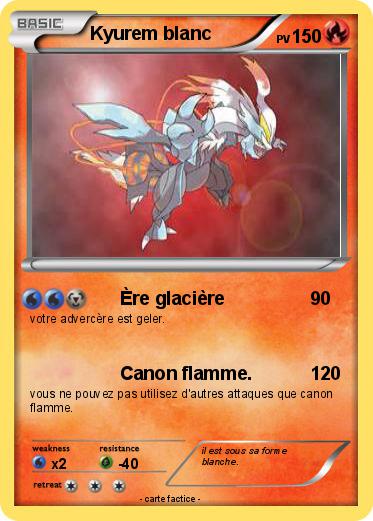 Pokemon Kyurem blanc