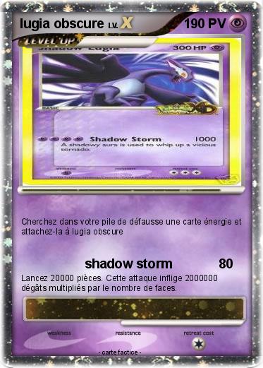 Pokemon lugia obscure