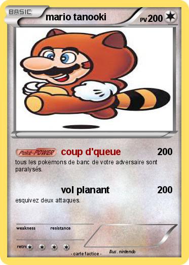 Pokemon mario tanooki