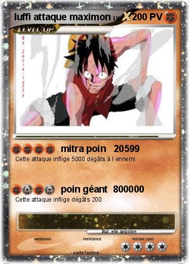 Pokemon luffi attaque maximon