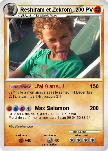 Pokemon Reshiram et Zekrom