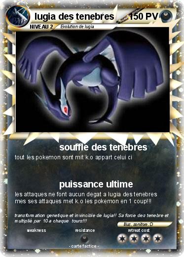 Pokemon lugia des tenebres