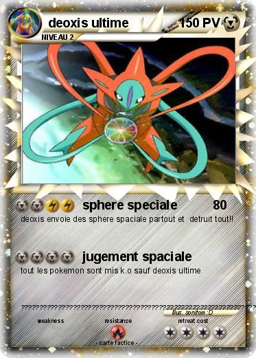 Pokemon deoxis ultime