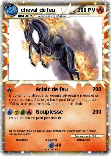 Pokemon cheval de feu