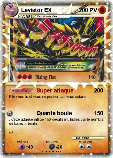 Pokemon Leviator EX
