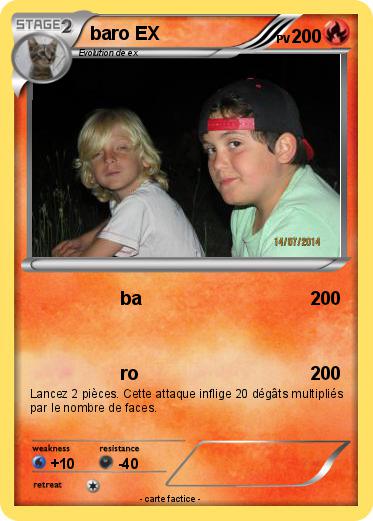 Pokemon baro EX