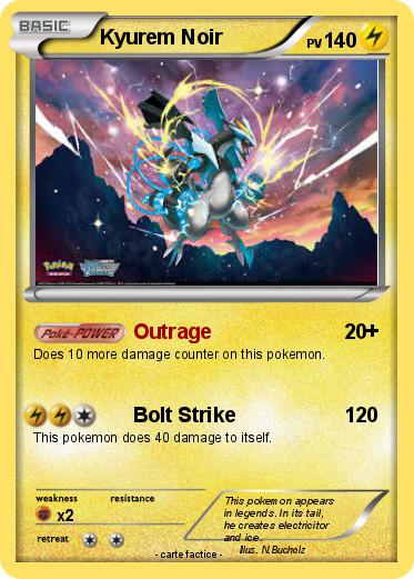 Pokemon Kyurem Noir