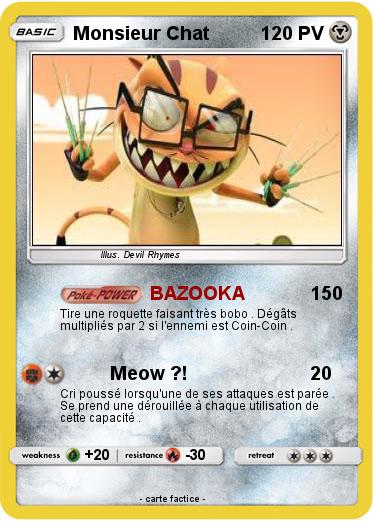 Pokemon Monsieur Chat