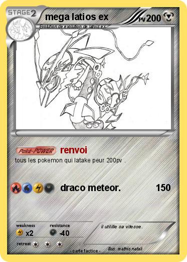 Pokemon mega latios ex