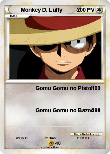 Pokemon Monkey D. Luffy