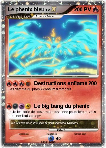 Pokemon Le phenix bleu