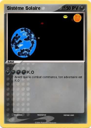 Pokemon Sistème Solaire