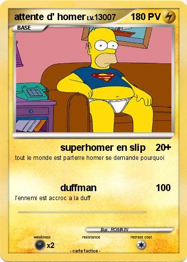 Pokemon attente d' homer