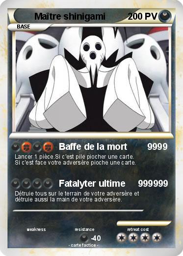 Pokemon Maître shinigami