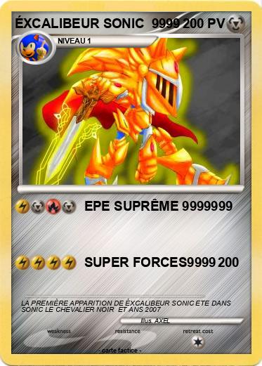Pokemon ÉXCALIBEUR SONIC  9999