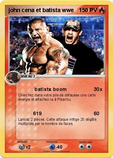 Pokemon john cena et batista wwe
