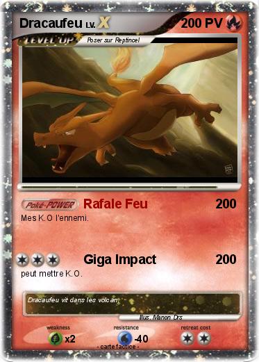 Pokemon Dracaufeu