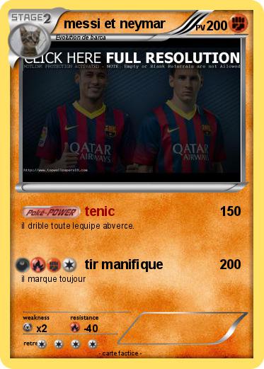 Pokemon messi et neymar