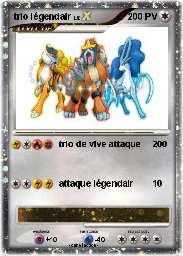 Pokemon trio légendair