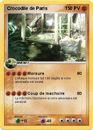 Pokemon Crocodile de Paris