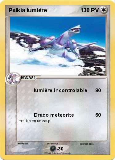 Pokemon Palkia lumière