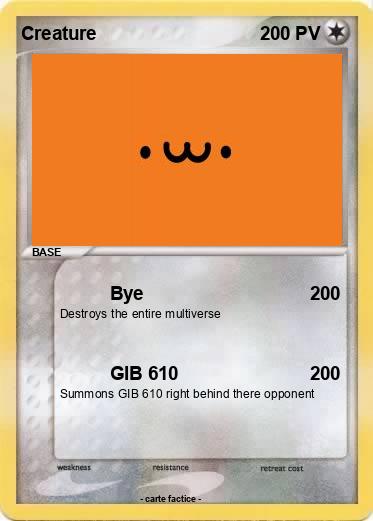 Pokemon Creature